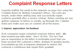 how to write a reply to a complaint email unhappy customer response letter